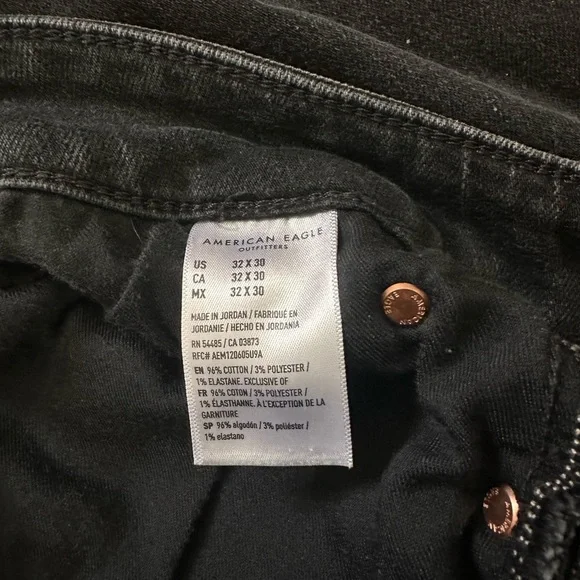American Eagle Outfitters Men’s Black Jeans - Picture 4 of 5